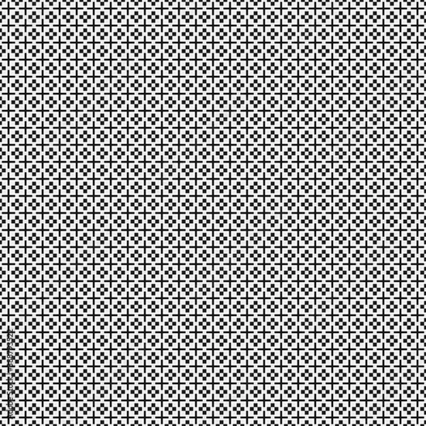 Fototapeta Abstract Cross Pattern Dots Logo generative computational art illustration