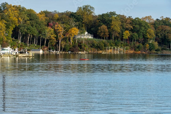 Fototapeta lake in autumn