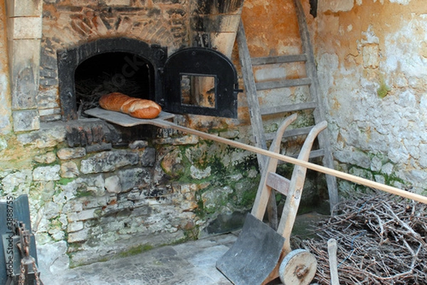 Obraz piec do pieczenia chleba