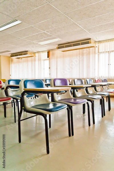 Obraz Multi colored chairs