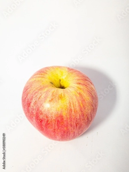 Fototapeta Red apple on white background