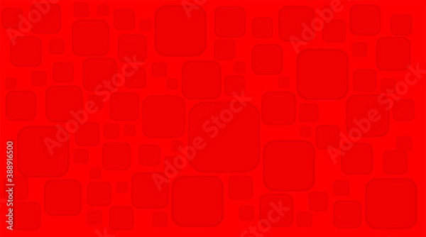 Obraz Red Square Shadow Background Desain Vector