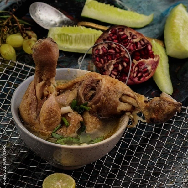 Obraz meat and vegetables