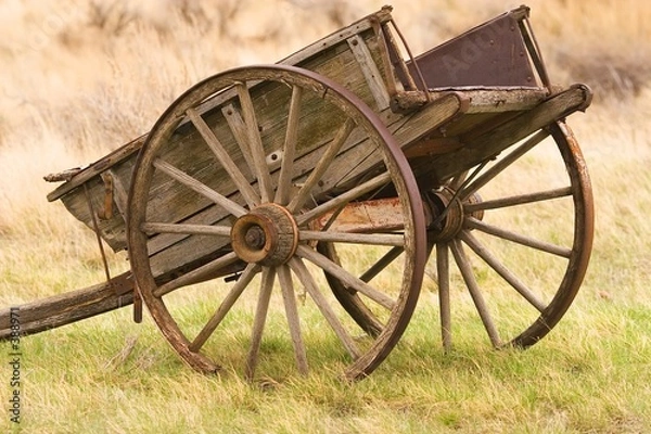 Fototapeta stary wóz