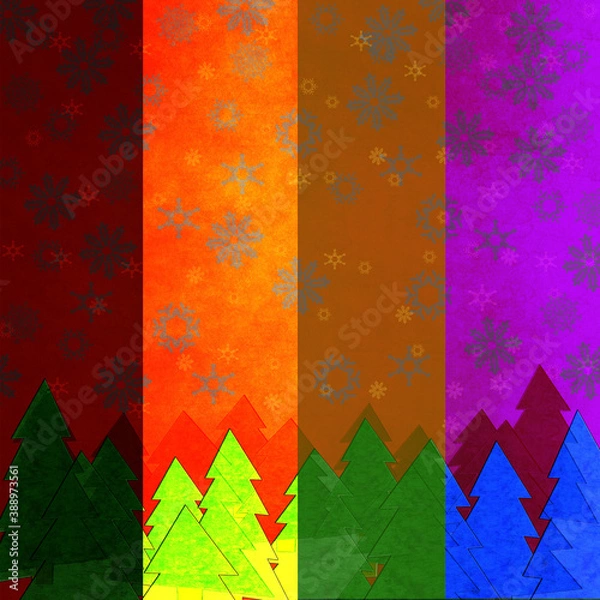 Fototapeta Christmas lights. Gold Holiday New year Abstract 