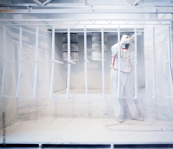 Fototapeta Powder coating