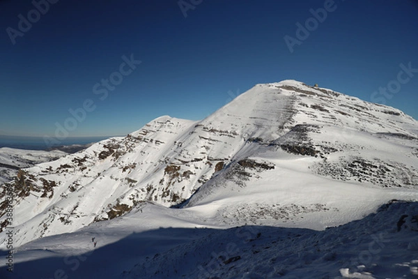 Fototapeta snow in spain
