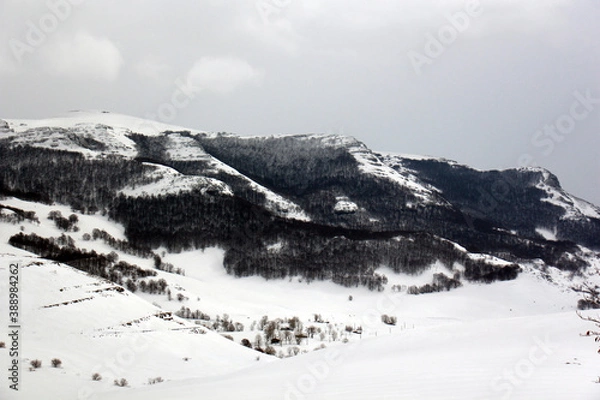 Fototapeta snow in spain