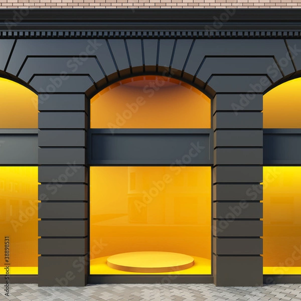 Obraz Showcase in classical style.