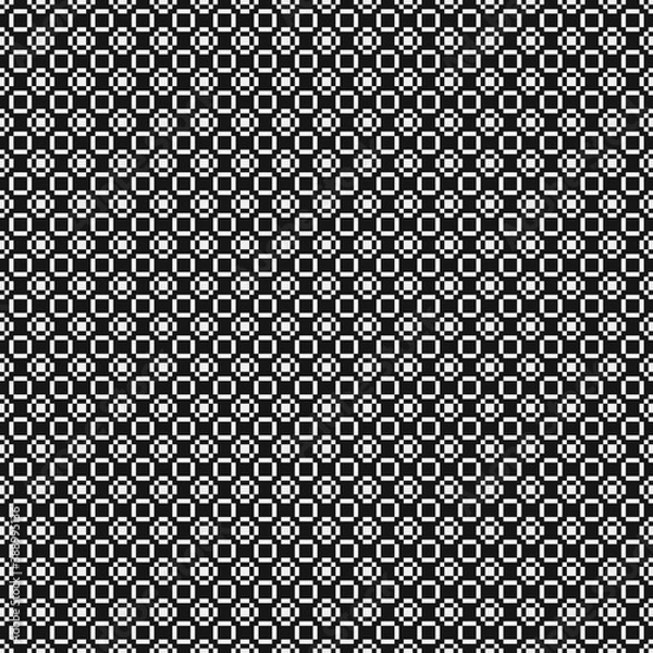 Fototapeta Abstract Cross Pattern Dots Logo generative computational art illustration
