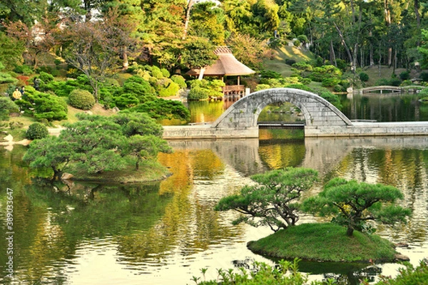 Obraz Jardin Shukkeien à Hiroshima