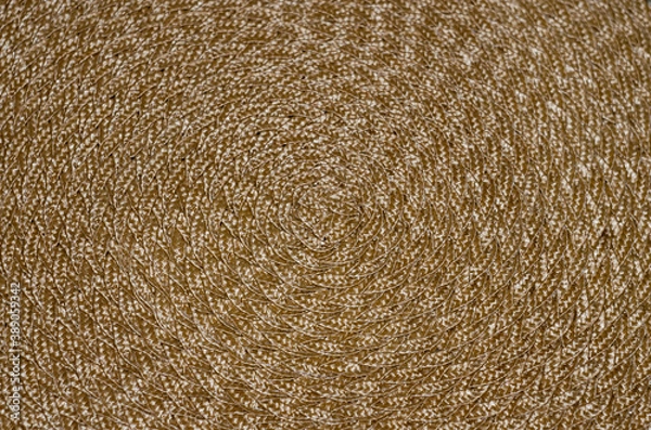 Obraz Natural woven straw pattern.
