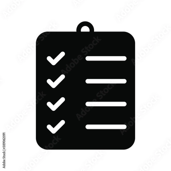 Fototapeta check list icons graphic design vector symbols. isolated on white background