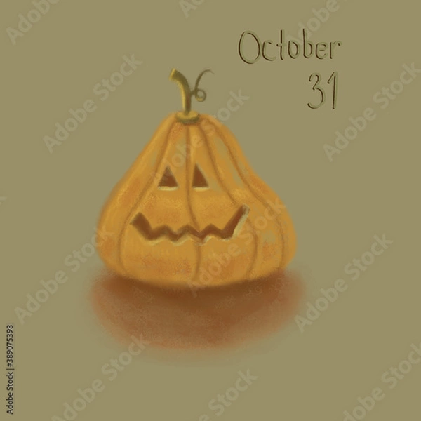 Obraz helloween illustration