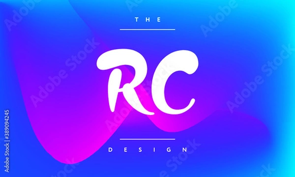 Fototapeta abstract design art premade logo initials monogram elegant alphabet