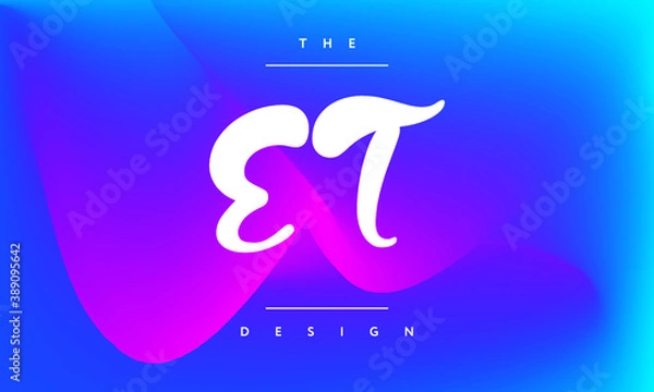 Fototapeta abstract design art premade logo initials monogram elegant alphabet