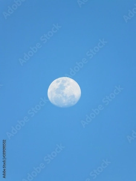 Obraz moon over sky