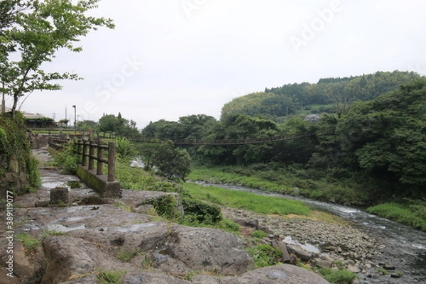 Obraz 吊り橋