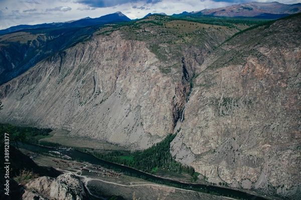 Fototapeta view from the mountain