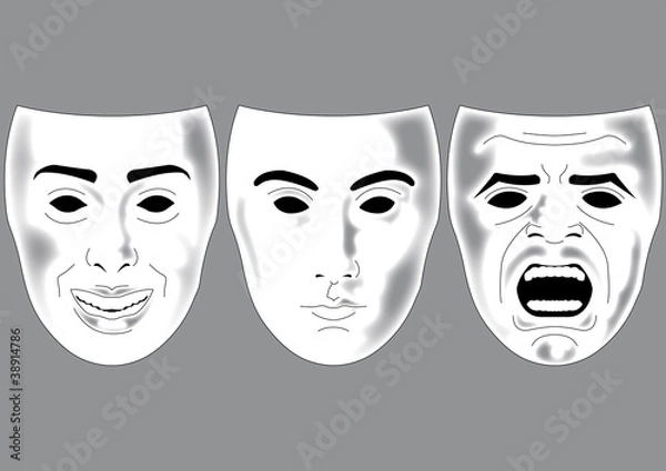 Obraz Expressions faciales 1 à 3