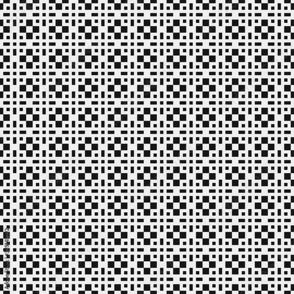 Fototapeta Abstract Cross Pattern Dots Logo generative computational art illustration