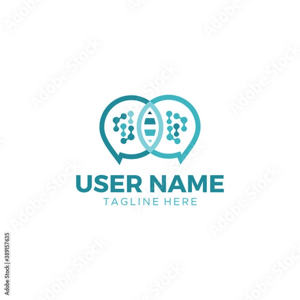 Obraz abstract logo design