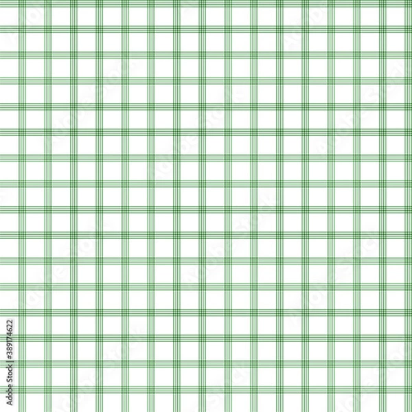 Obraz green plaid fabric, Checks Type