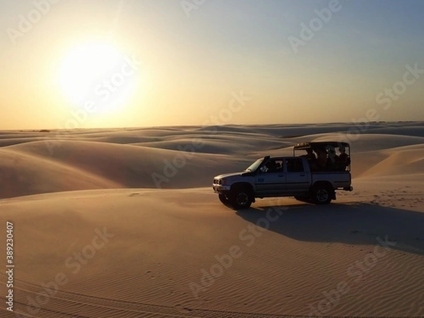 Obraz Jeep tour sunset