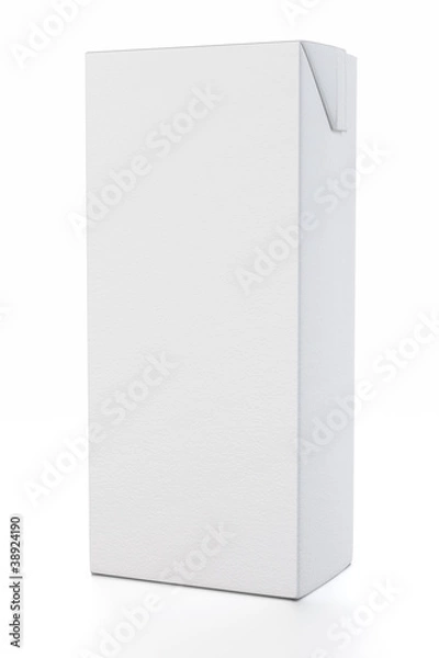 Fototapeta white blank box