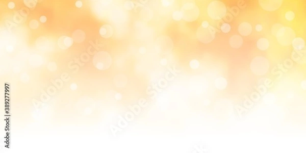 Fototapeta Light Orange vector layout with circles.