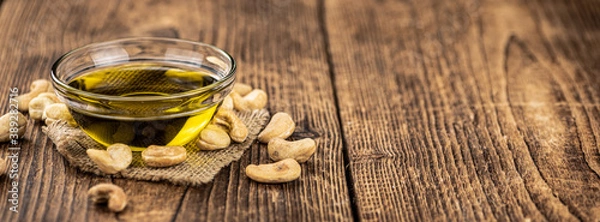 Obraz Cashew Oil (close up; selective focus)