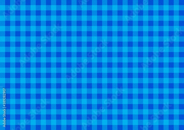 Obraz Blue paper background. Ornate checkered texture