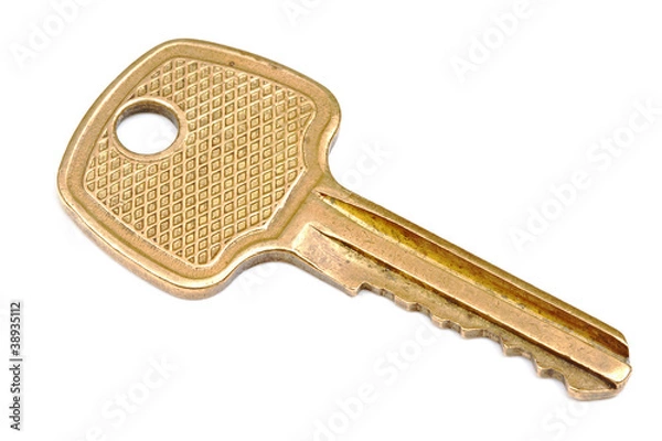 Obraz Yellow metallic key