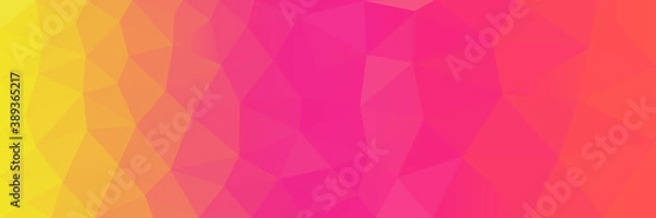 Fototapeta Abstract  rainbow background. Low poly background.