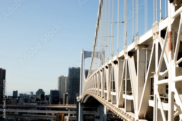 Fototapeta 東京の青空と橋