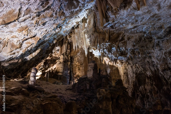 Fototapeta Beautiful Jura natural underground caves France