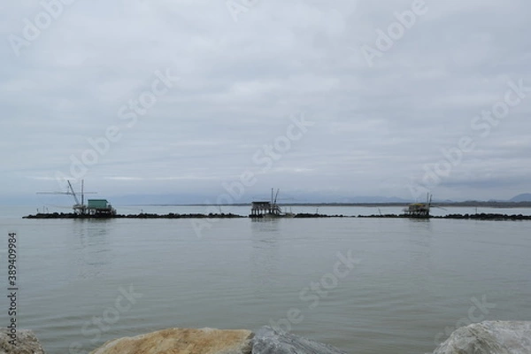 Fototapeta trabucchi