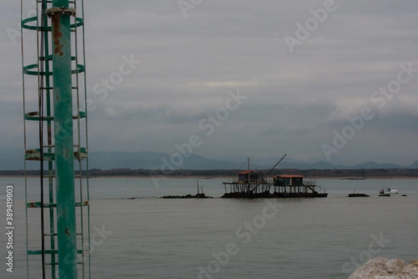 Fototapeta trabucchi