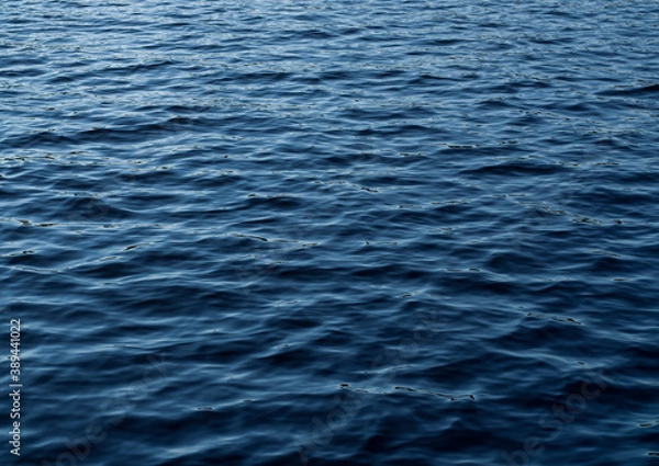 Fototapeta Blue ocean water surface