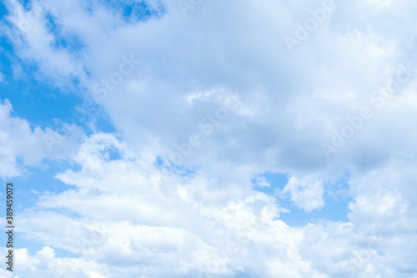Obraz cloudy blue sky view sushine bright background