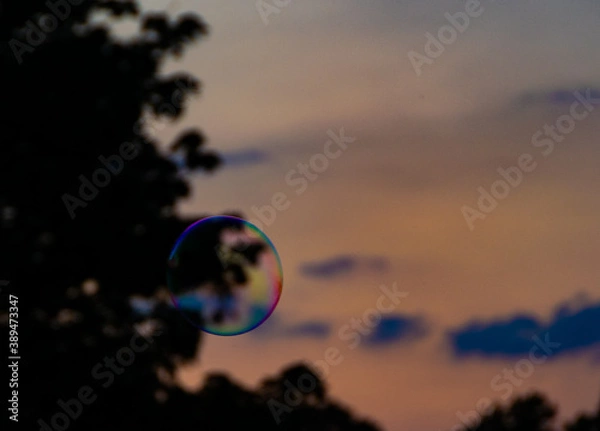 Fototapeta bubble in the sky