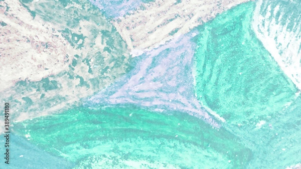 Obraz Wax Crayons Drawing Background. Hand Painting