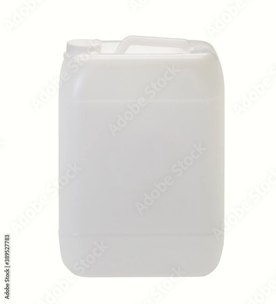 Fototapeta  A white gallon against a white background for use as part of any product or label design.