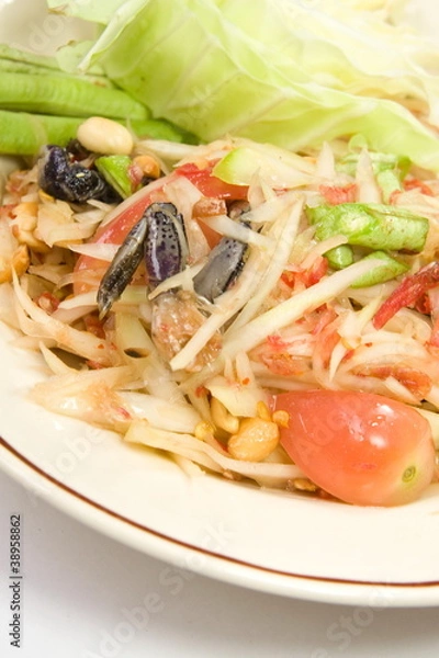 Obraz Som-Tum ,Thai papaya salad.