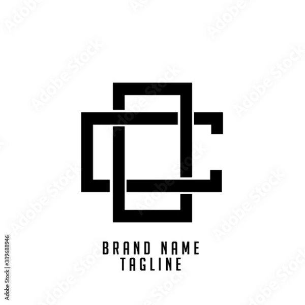 Obraz CO initials logo, name initials logo, company initials logo, person initials logo.