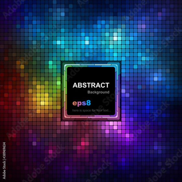 Fototapeta Colorful Mosaic Background