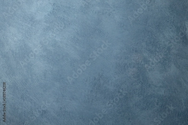 Obraz Modern abstract background in blue, canvas texture, place for text