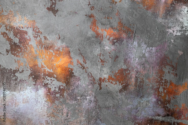 Obraz Modern abstract background with rust, concrete texture, place for text