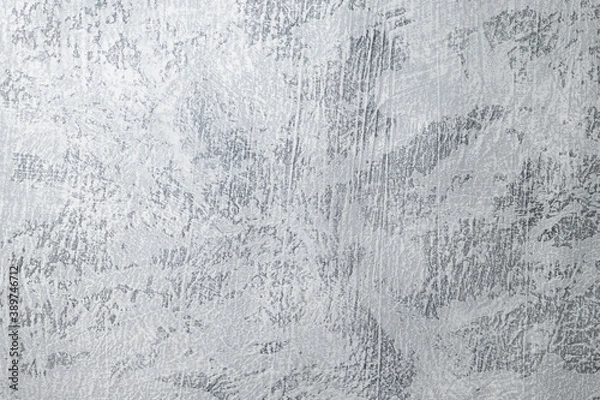 Fototapeta Modern textured abstract background with place for text, gray color