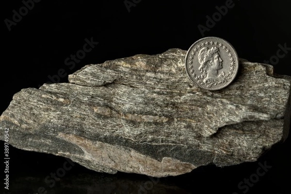 Obraz stone on a black